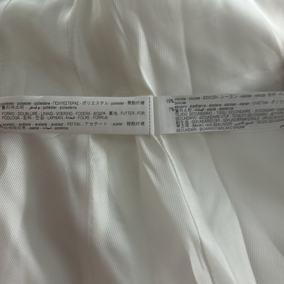 Zara white tuxedo blazer in like new condition - Picture 12 of 14